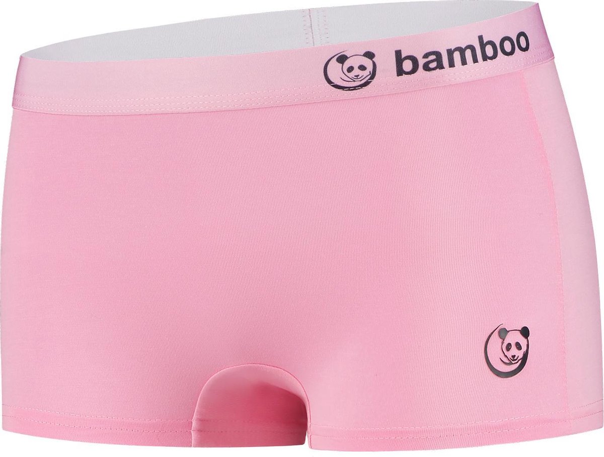 B.Bocelli - Bamboe Boxershort - Dames - Roze - Maat S