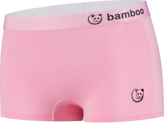 B.Bocelli - Bamboe Boxershort - Dames - Roze - Maat S