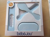 bébé-jou, geschenkset, uni lichtblauw