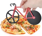 HMerch™ Pizzasnijder Fiets - Pizzaroller - Racefiets - Pizza Snijder - Pizza Cutter - Rood - Pizzames