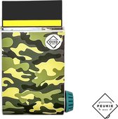 Peukiebox™ - Camo - Asbak voor buiten - Sigarettendoosje - Sigarettenhouder - Draagbare asbak | De oplossing voor peukafval op straat
