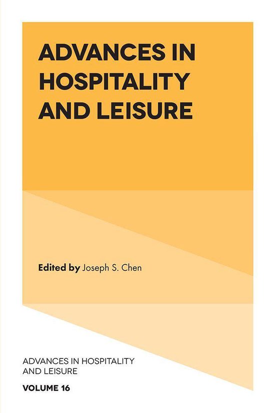 Advances in Hospitality and Leisure 16 - Advances in Hospitality and Leisure
