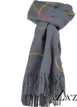 Grijze sjaal - natuurlijke materialen-