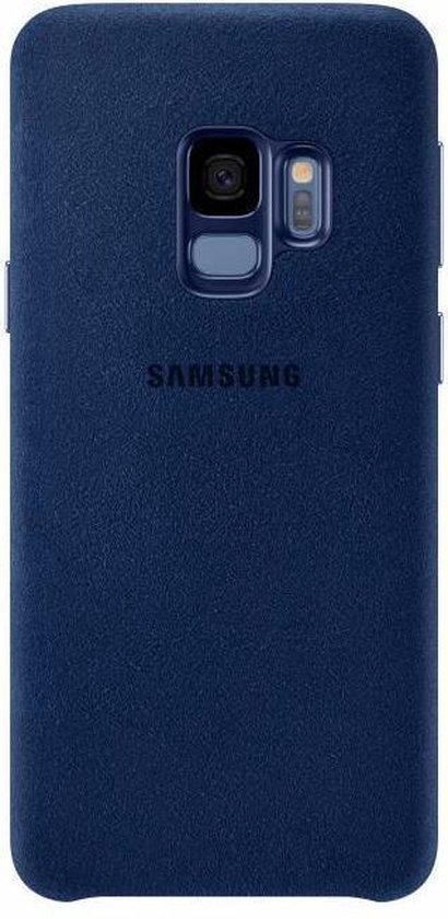 Versterker Amfibisch attent Alcantara Backcover Samsung Galaxy S9 hoesje - Blauw | bol.com