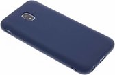Color Backcover Samsung Galaxy J3 (2017) hoesje - Donkerblauw