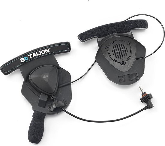BbTalkin IPX7 waterbestedige stereo helm oorschelpen met speaker en  microfoon | bol.com