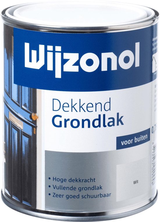 Wijzonol Dekkend Grondlak 0,75l - Wit | bol.com