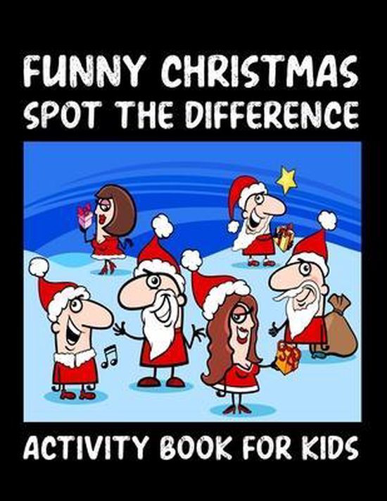 Funny Christmas Spot Differences Activity Book For Kids, Maya Printing  Press |... 