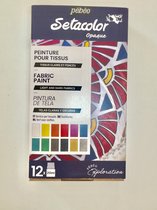 Pebeo Tie Dye Paint Peinture Peinture textile Couleurs métalliques 12 couleurs