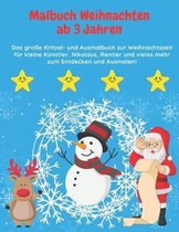 Malbuch Weihnachten ab 3 Jahren