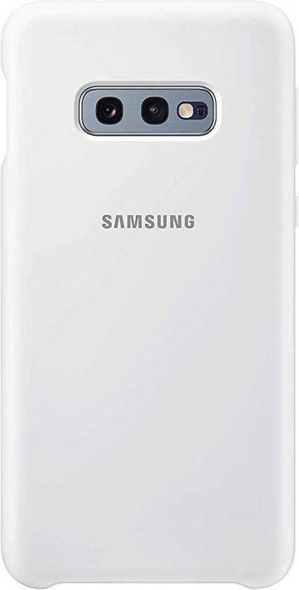 Samsung silicone cover - wit - voor Samsung Galaxy S10e