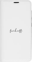 Design Softcase Booktype Samsung Galaxy A50 / A30s hoesje - Fuck Off