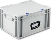 Kunststof koffer basicline stapelbaar 400 x 300 x 235 mm