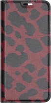 Hoesje Met Pasjeshouder Geschikt voor Samsung Galaxy S20 Ultra - Design Softcase Bookcase (Chester) met standaard - Meerkleurig / Panther Red