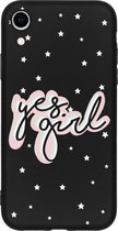 Design Backcover Color iPhone Xr hoesje - Yes Girl