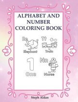 Alphabet And Number Coloring Book
