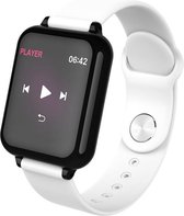 DrPhone - KidzOne Pro - Smartwatch voor Kinderen - Stappenteller - Hartslagmeter Nederlandstalige App - Wit
