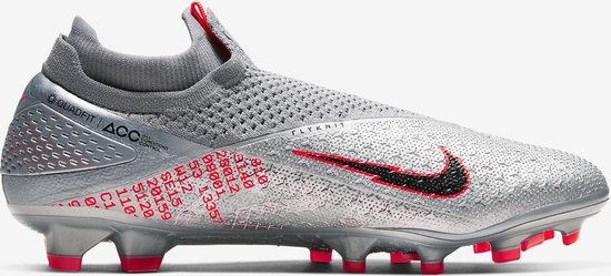 Nike - Phantom VSN 2 Elite DF FG - Kleur Zilver/Rood/Zwart - Maat 42 |  bol.com