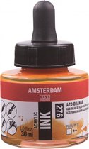 Amsterdam Acrylic Inkt Fles 30 ml Azo-Oranje 276