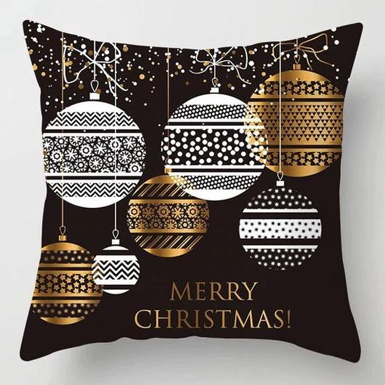 Kussenhoes - Gobelinstof - Kerst - Deer in Hat - Rendier met hoed - 45