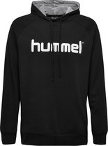 Hummel Hummel Go Cotton Sporttrui - Maat S  - Mannen - zwart/wit