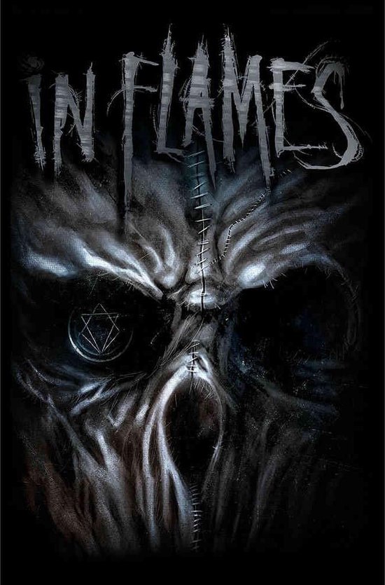 In Flames Textiel Poster Flag Ghost Multicolours