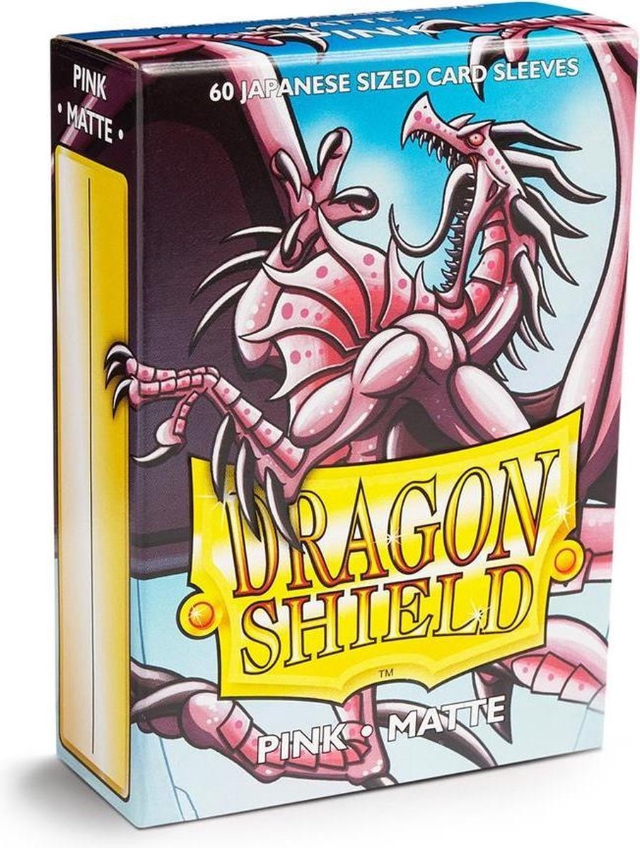 Dragon Shield Card Sleeves: Japanese Matte Pink (59x86mm) - 60 stuks