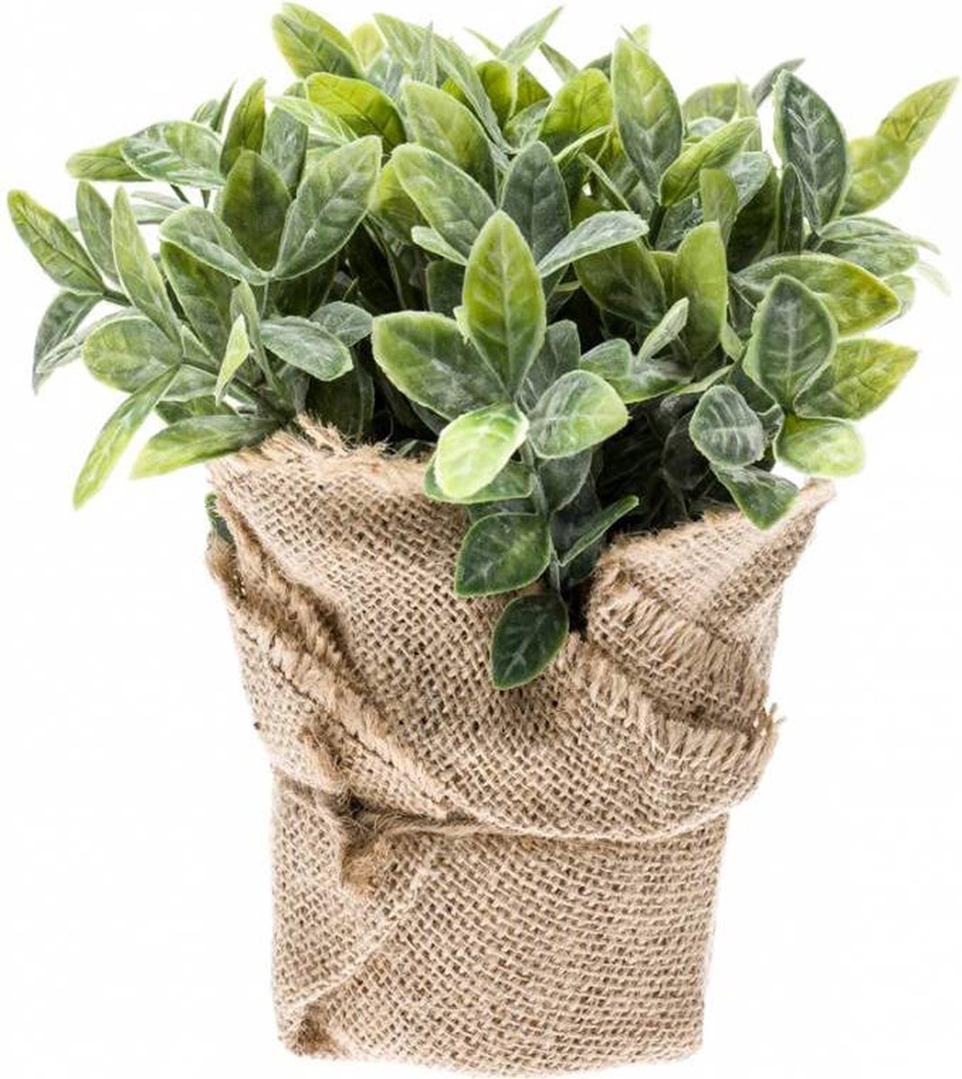 Kunst kruidenplant munt 19 cm