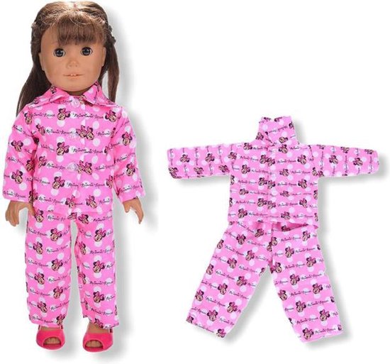 racket Vergelijkbaar Panda Poppenkleding pyjama Minnie - Kleertjes geschikt voor o.a. BABY born -  Poppenkleertjes... | bol.com