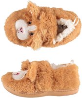 Kids booties 3D animals bruin 19/20