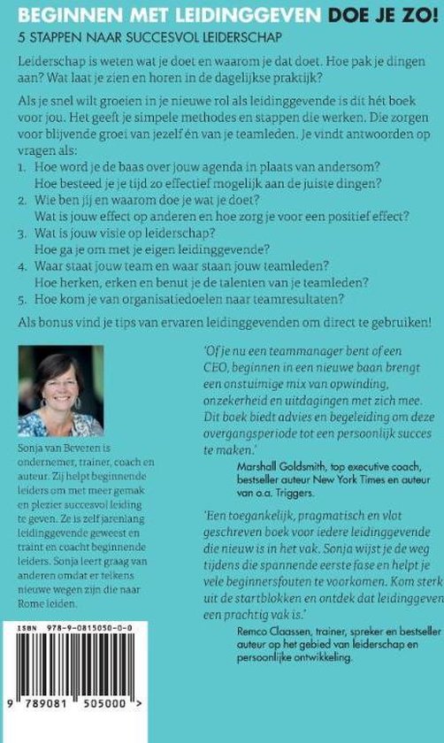 Beginnen met leidinggeven doe je zo!