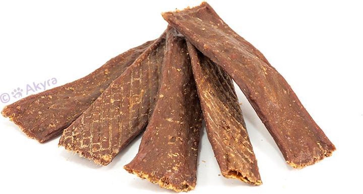 Akyra Strips Kip - Natuurlijk gedroogde hondensnack - 200 gram