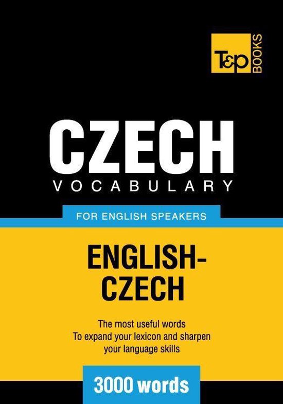 Czech vocabulary for English speakers - 3000 words - cover