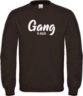 Wintersport sweater zwart Gang is alles - soBAD. | Foute apres ski outfit | kleding | verkleedkleren | wintersporttruien | wintersport dames en heren