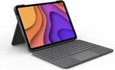 Logitech - iPad Air (2020) Hoes - Keyboard Cover Folio Touch Grijs