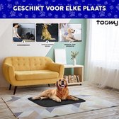 Toowy Dierenmat - Voermat - Ligmat - Puppykleed - Benchmat - met Antislip, Wasbaar,  50 x 75 cm