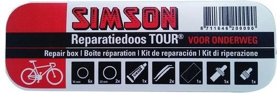 Bandenreparatiedoos Simson Tour