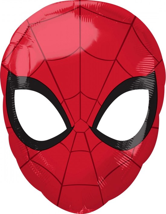 Spiderman Helium Ballon Hoofd 43cm leeg