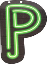 Neon Letter P 24cm