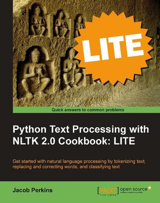 Python Text Processing with NLTK 2.0 Cookbook: LITE - cover