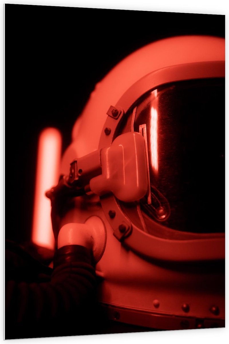 KuijsFotoprint Forex - Astronautenpak - 100x150cm Foto op Forex Rood