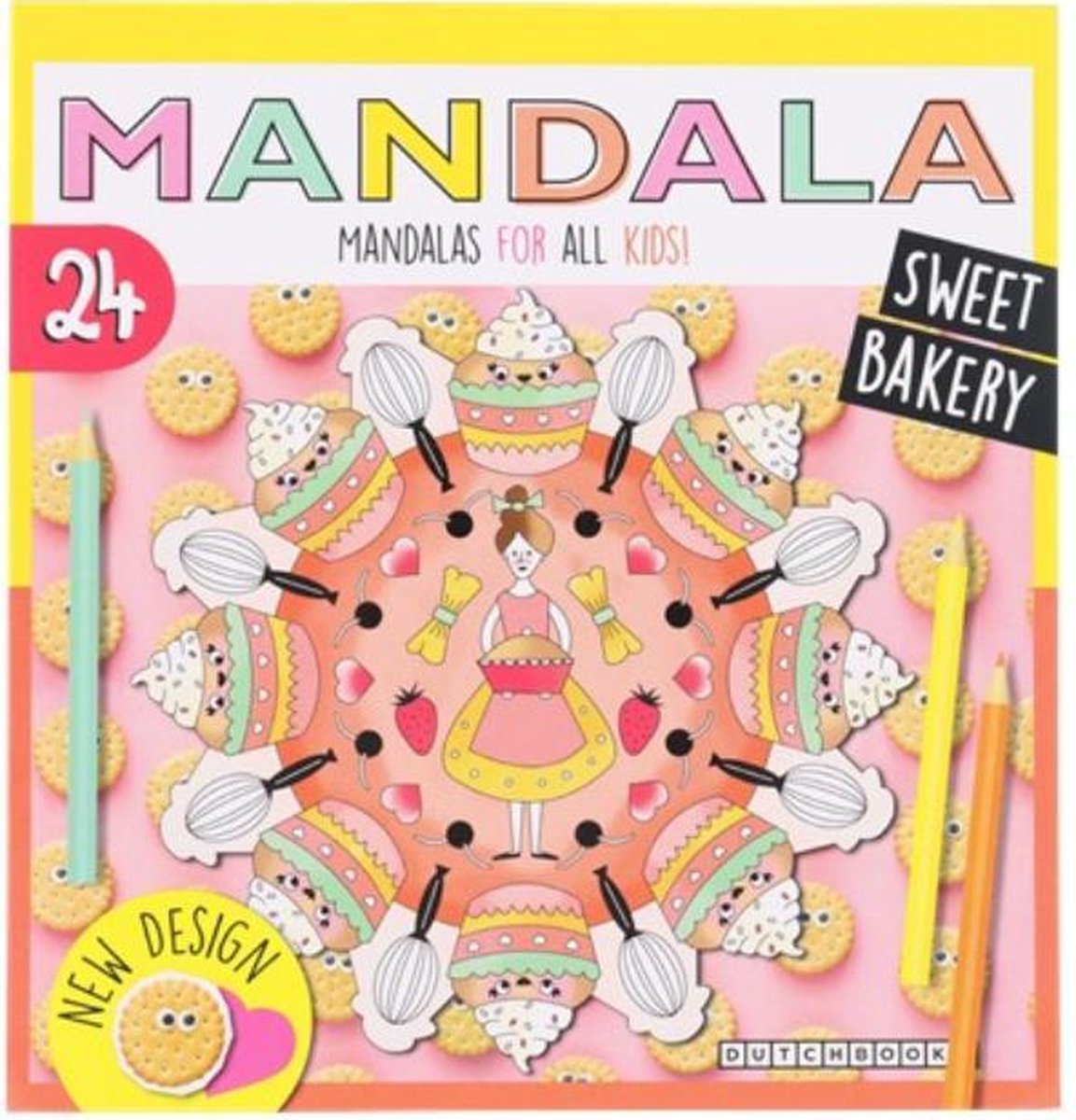 kleurboek Mandala voor Kinderen Sweet Bakery