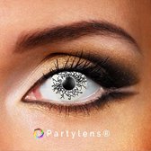 Partylenzen - White Out Vampier - jaarlenzen met lenshouder - kleurlenzen Partylens®