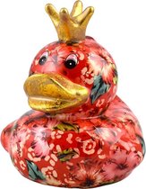 Pomme pidou Eend Ducky - Spaarpot - Medium - Hibiscus Scarlett Kiss