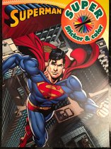 kleurboek superman met stickers - superman kleurboek - superman kleurboek met stickers