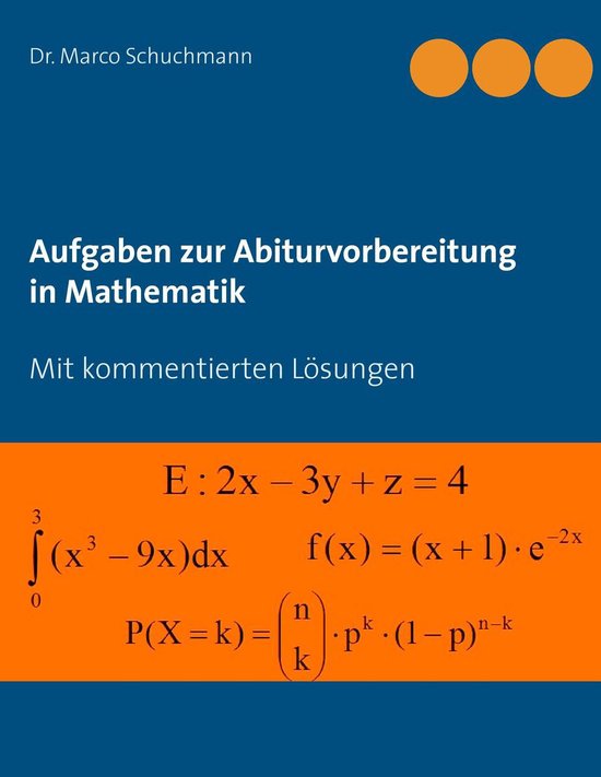 Aufgaben zur Abiturvorbereitung in Mathematik - cover