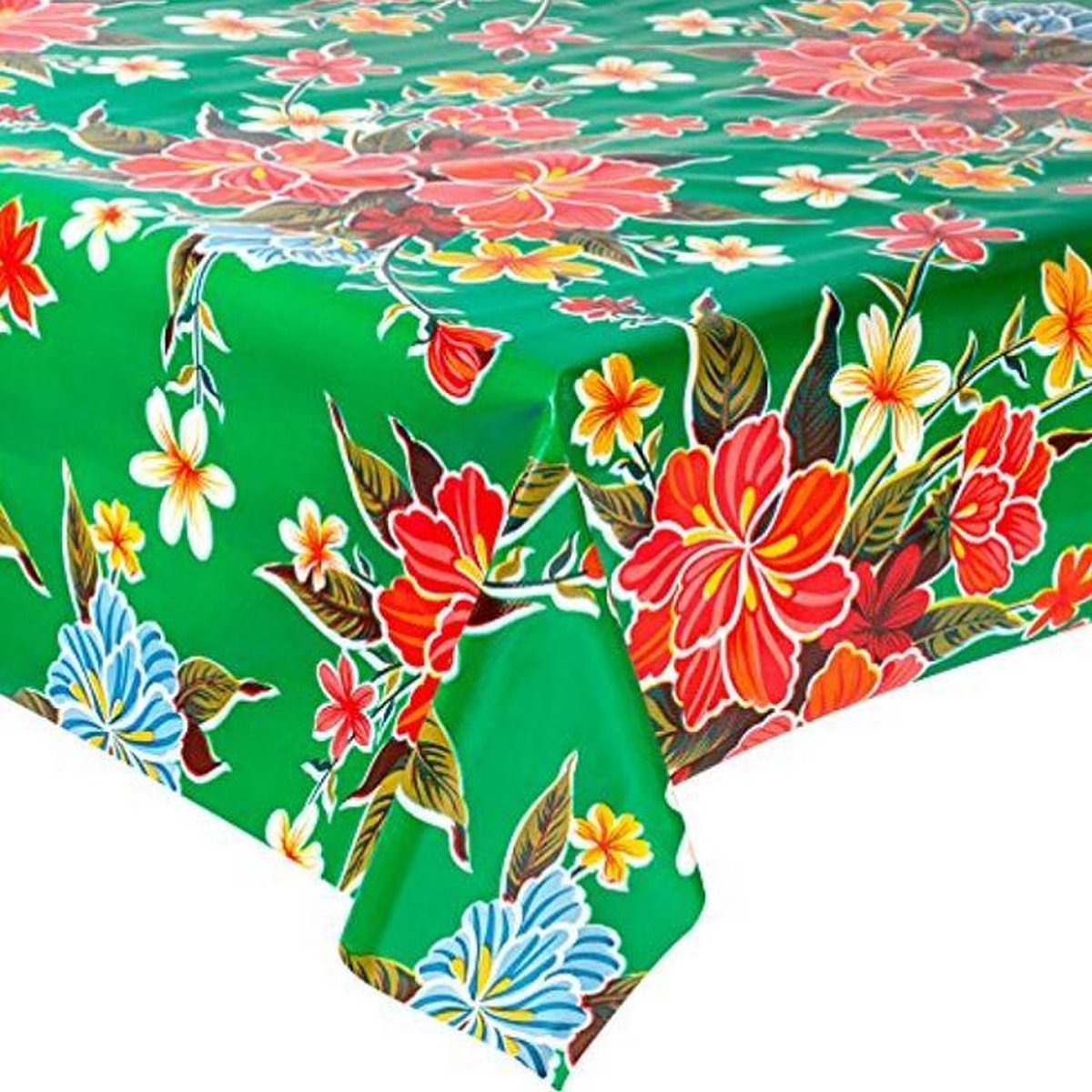 Atelier Du Baj Fortin Green Mexicaans Tafelzeil - 250 x 120 cm
