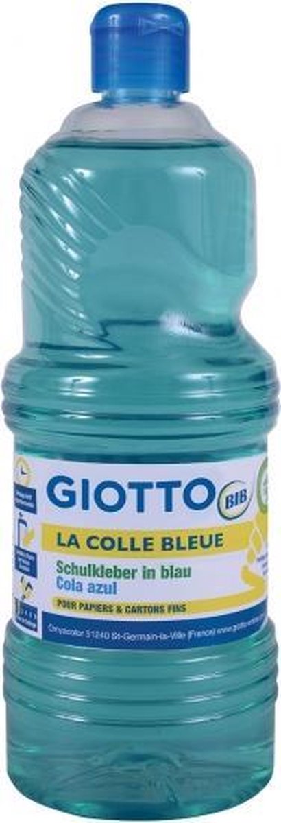 Giotto Bottle 1 kg Blue synthetic glue BIB