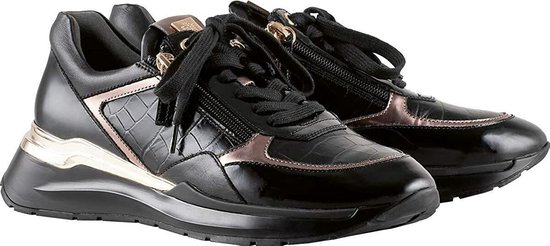 Högl 0-101307-0100 - dames sneaker - zwart - maat 35.5 (EU) 3 (UK)