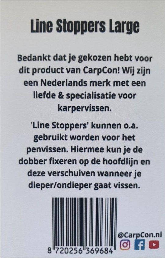 Line Stoppers Large - Stoppertjes - 12 stuks — afbeelding 2